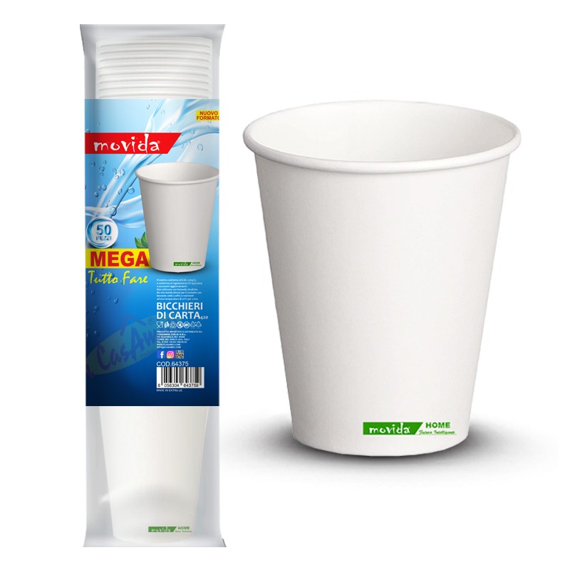 50 bicchieri super capienti da 420 ml per bevande maxi