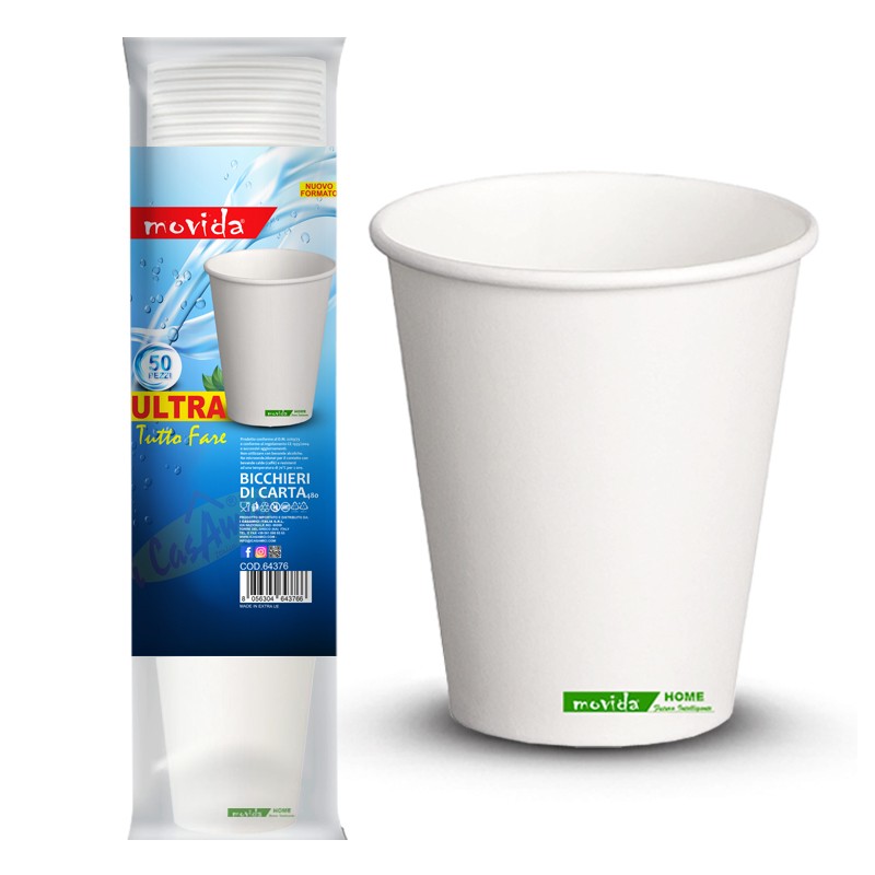 50 bicchieri super capienti da 480  ml per bevande maxi