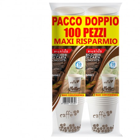100 bicchierini caffe 66 ml per caffè espresso