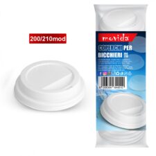 50 Coperchio in plastica per bicchieri 200 210 xxl diametro 70mm