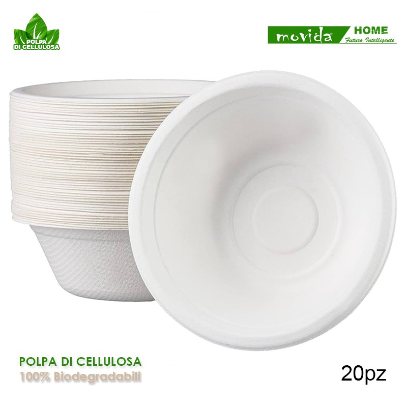 20 piatti a ciotola 420  ml da